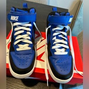 Nike Kids Blue and Black Sneakers